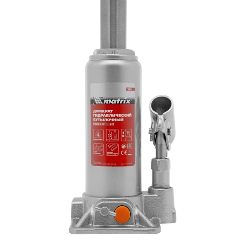 Домкрат гидравлический бутылочный, 4 т, h подъема 194-372 мм, в пластиковом кейсе Matrix по ценам производителя в Екатеринбурге с доставкой по всей России