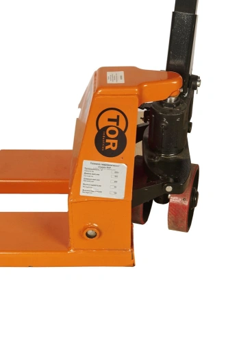 Тележка гидравлическая узковильная 2500 кг 800x450 мм полиуретановые колеса TOR RHP по ценам производителя в Екатеринбурге с доставкой по всей России