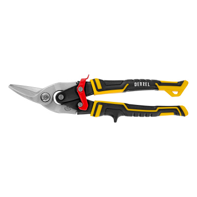 Ножницы по металлу, 270 мм, прямой и левый рез, сталь-СrMo, трехкомпонентные рукоятки Denzel по ценам производителя в Екатеринбурге с доставкой по всей России