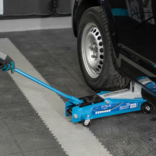 Домкрат гидравлический подкатной, высокий подъем, 3т, SUV, 190-535 мм, в кейсе Stels по ценам производителя в Екатеринбурге с доставкой по всей России