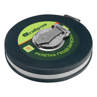 Рулетка геодезическая 10 м х 13 мм, закрытый корпус, фибергласовая лента Сибртех по ценам производителя в Екатеринбурге с доставкой по всей России