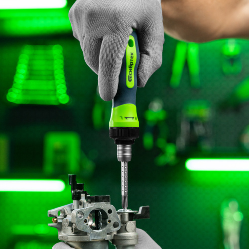 Отвертка реверсивная комбинированная PH2/SL6, CrV Сибртех по ценам производителя в Екатеринбурге с доставкой по всей России