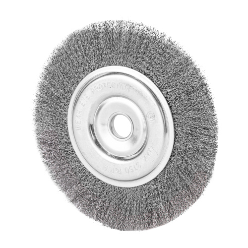 Щетка для УШМ, 200 мм, посадка 22.2 мм, плоская, витая проволока 0.3 мм Сибртех по ценам производителя в Екатеринбурге с доставкой по всей России