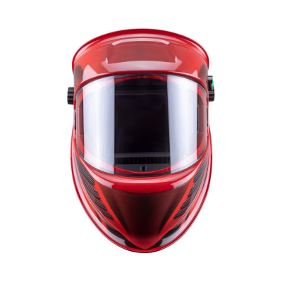 Маска сварщика КОРУНД МЕГА красная (ф-р MEGA LED) в коробке по ценам производителя в Екатеринбурге с доставкой по всей России