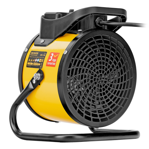 Тепловая пушка, керамический нагреватель (тепловентилятор) DHC 2-100, 230 В, 0.025/1/2 кВт Denzel по ценам производителя в Екатеринбурге с доставкой по всей России