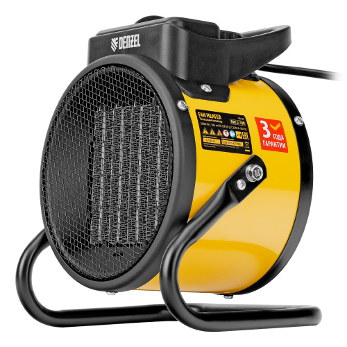 Тепловая пушка, керамический нагреватель (тепловентилятор) DHC 2-100, 230 В, 0.025/1/2 кВт Denzel по ценам производителя в Екатеринбурге с доставкой по всей России