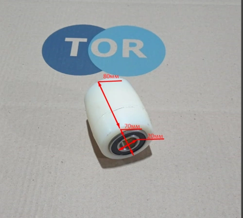 Колесо нейлоновое 70х80 мм с подшипником по ценам производителя в Екатеринбурге с доставкой по всей России