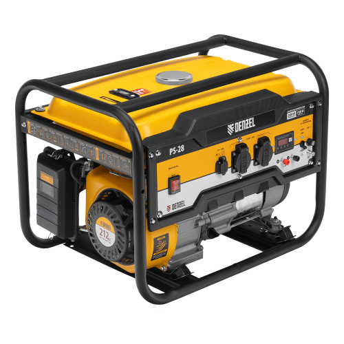 Генератор бензиновый PS 28, 2.8 кВт, 230 В, 15 л, ручной стартер Denzel по ценам производителя в Екатеринбурге с доставкой по всей России