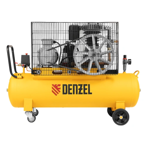 Компрессор воздушный, ременный привод BCI4000-T/100, 4.0 кВт, 100 литров, 690 л/мин Denzel по ценам производителя в Екатеринбурге с доставкой по всей России