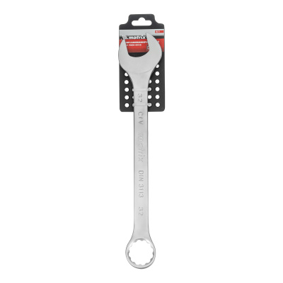 Ключ комбинированный, 32 мм, CrV, матовый хром Matrix по ценам производителя в Екатеринбурге с доставкой по всей России