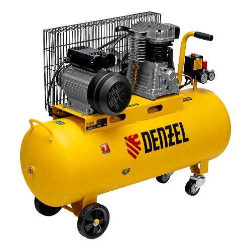 Компрессор воздушный BCI2300/100, ременный привод, 2.3 кВт, 100 литров, 400 л/мин Denzel по ценам производителя в Екатеринбурге с доставкой по всей России