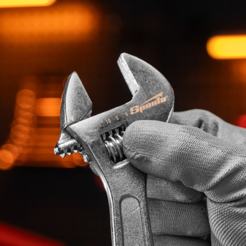 Ключ разводной, 200 мм, хромированный Sparta по ценам производителя в Екатеринбурге с доставкой по всей России