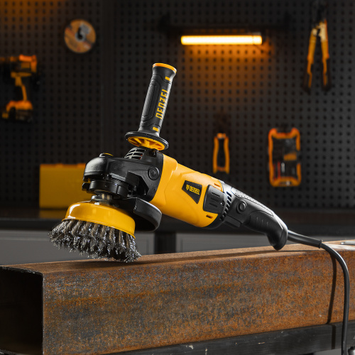 Машина шлифовальная угловая AG150-1500, 1500 Вт, 150 мм, 8500 об/мин Denzel по ценам производителя в Екатеринбурге с доставкой по всей России