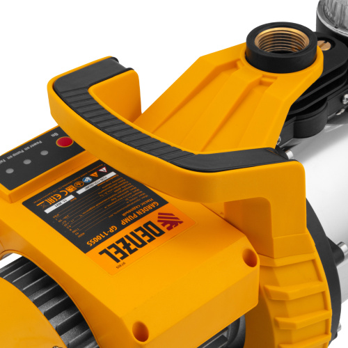 Садовый поверхностный насос GP1100SS, 1100 Вт, 4000 л/ч, подъем 45 м, пластик Denzel по ценам производителя в Екатеринбурге с доставкой по всей России