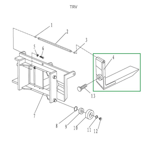 Вила для ручного штабелера для TRV2016 по ценам производителя в Екатеринбурге с доставкой по всей России