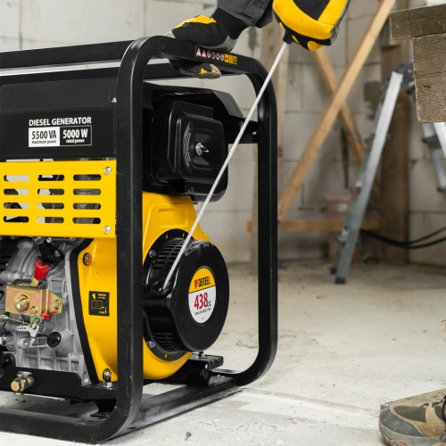 Генератор дизельный DES-55, 5,5 кВт, 230 В, 11 л, ручной стартер Denzel по ценам производителя в Екатеринбурге с доставкой по всей России