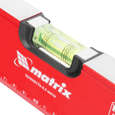 Уровень алюминиевый, фрезерованный, 3 глазка, рукоятки, 800 мм Matrix по ценам производителя в Екатеринбурге с доставкой по всей России