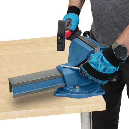 Тиски слесарные, 140 мм, поворотные (Глазов) по ценам производителя в Екатеринбурге с доставкой по всей России