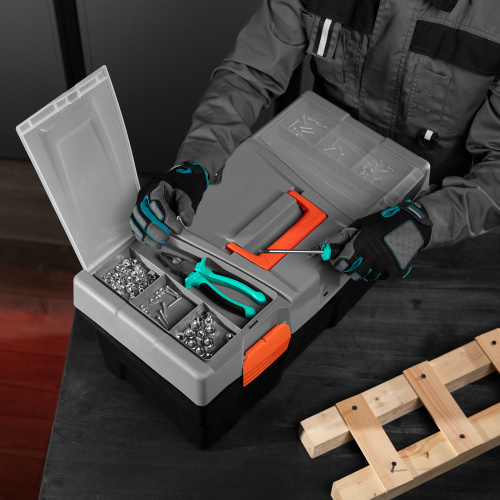 Ящик для инструмента 23", 590х300х300 мм, пластик Россия// Stels по ценам производителя в Екатеринбурге с доставкой по всей России