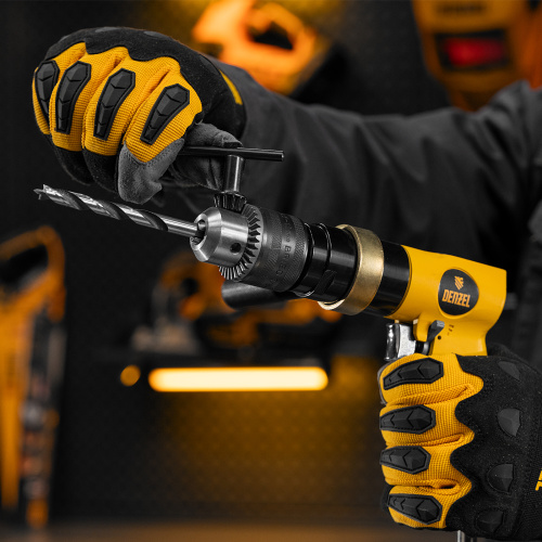 Пневматическая дрель PD500, 500 об/мин, 114 л/мин, 13 мм Denzel по ценам производителя в Екатеринбурге с доставкой по всей России