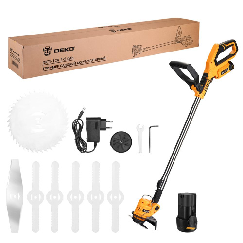 Триммер садовый аккумуляторный DEKO DKTR12V, 2*2.0Ач по ценам производителя в Екатеринбурге с доставкой по всей России