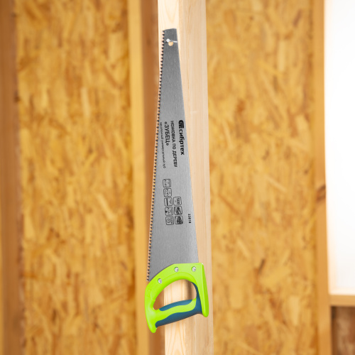 Ножовка по дереву "Зубец", 500 мм, шаг зуба 7 мм, каленый зуб 2D, двухкомпонентная рукоятка Сибртех по ценам производителя в Екатеринбурге с доставкой по всей России