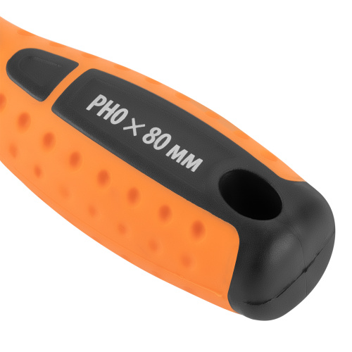 Отвертка "Point", PH0 х 80 мм, CS, двухкомпонентная рукоятка Sparta по ценам производителя в Екатеринбурге с доставкой по всей России