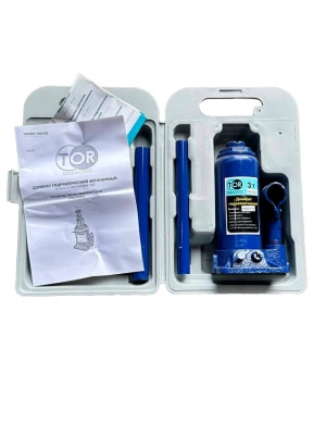 Домкрат гидравлический TOR ДГ-3 г/п 3,0 т (в пластиковом кейсе) по ценам производителя в Екатеринбурге с доставкой по всей России