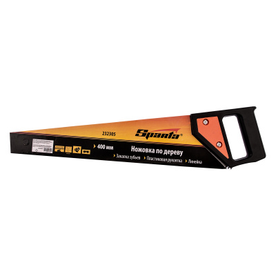 Ножовка по дереву, 400 мм, 5-6 TPI, каленый зуб пластиковая рукоятка Sparta по ценам производителя в Екатеринбурге с доставкой по всей России