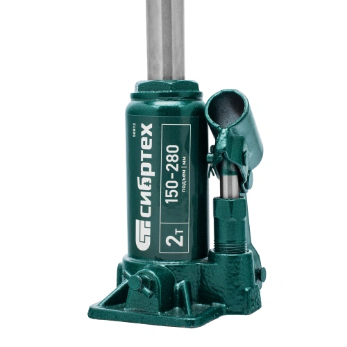 Домкрат гидравлический бутылочный, 2 т, 150-280 мм, в пласт. кейсе Сибртех купить в Москве с доставкой по всей России | ProtosMarket.ru