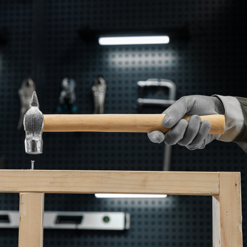 Молоток слесарный, 600 г, круглый боек, деревянная рукоятка по ценам производителя в Екатеринбурге с доставкой по всей России