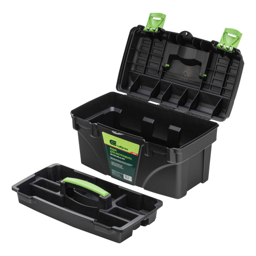 Ящик для инструмента, 430 х 235 х 250 мм, 18", пластик Сибртех по ценам производителя в Екатеринбурге с доставкой по всей России