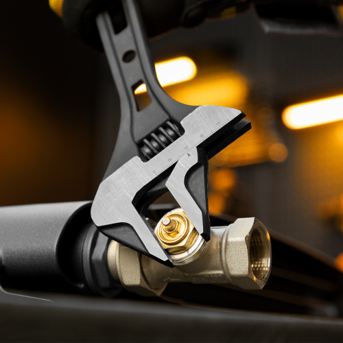 Ключ разводной, 300 мм, CrV, кованый Denzel по ценам производителя в Екатеринбурге с доставкой по всей России