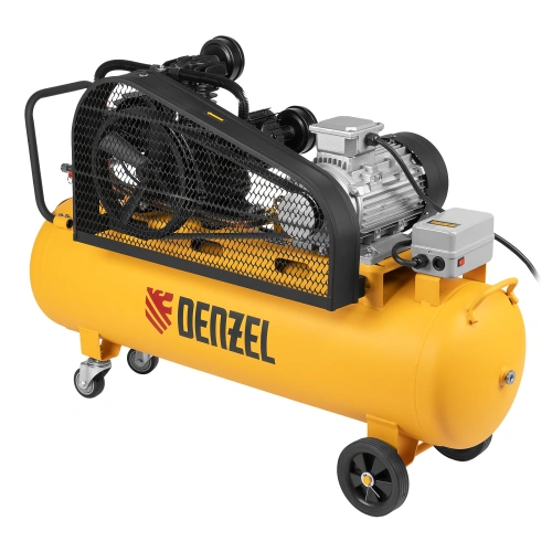 Компрессор воздушный BCW3000-T/100, ременный привод, 3.0 кВт, 100 литров, 520 л/мин Denzel по ценам производителя в Екатеринбурге с доставкой по всей России