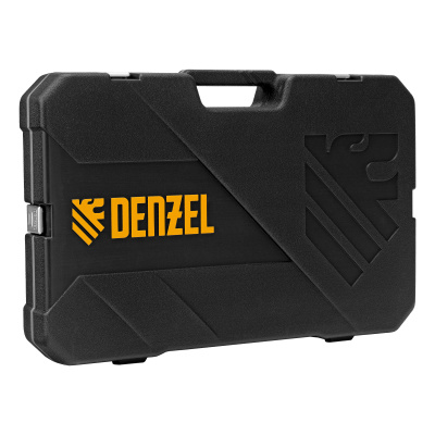 Набор инструментов, 1/2", 1/4", 3/8", CrV, S2, пластиковый кейс, 216 предметов Denzel по ценам производителя в Екатеринбурге с доставкой по всей России