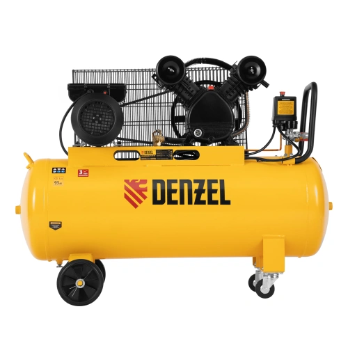 Компрессор воздушный BCV2200/100, ременный привод, 2.2 кВт, 100 литров, 370 л/мин Denzel по ценам производителя в Екатеринбурге с доставкой по всей России