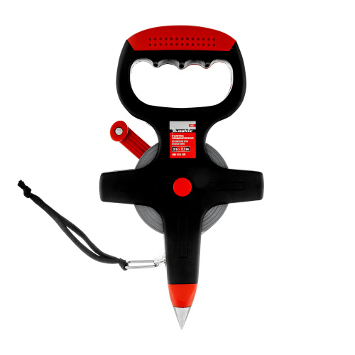 Рулетка геодезическая, 30 м х 12,5 мм, металлическая лента, открытый корпус Matrix по ценам производителя в Екатеринбурге с доставкой по всей России