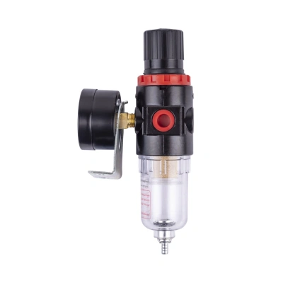 Регулятор давления AERO с манометром и фильтром-осушителем 1/4 F по ценам производителя в Екатеринбурге с доставкой по всей России