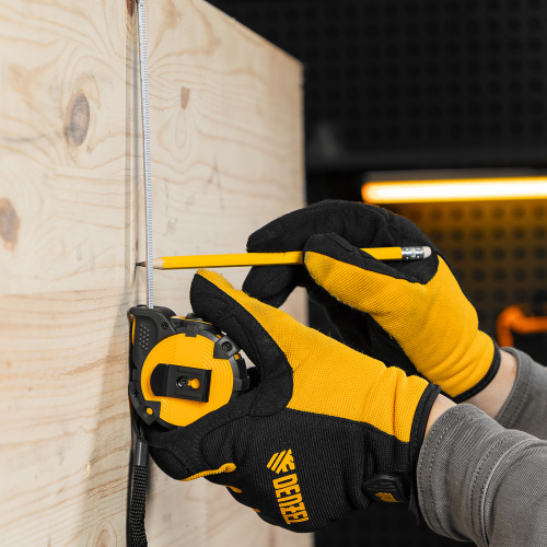 Рулетка 3м х 16мм, автоматич. фиксац., нейлон. покрытие, магнит. зацеп, двухстор. разметка Denzel по ценам производителя в Екатеринбурге с доставкой по всей России