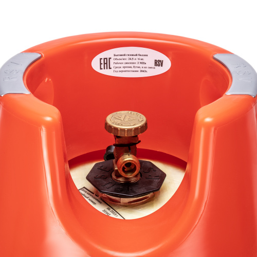 Баллон полимерно-композитный газовый, красный, 24,5 л (LPG/СУГ) RSV Composite купить в Москве с доставкой по всей России | ProtosMarket.ru