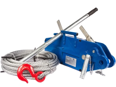 Лебедка рычажная тросовая TOR МТМ 800 0,8 т L=20м (стальной корпус) по ценам производителя в Екатеринбурге с доставкой по всей России