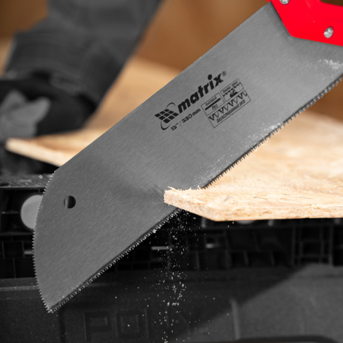 Пила для фанеры с запилом, 330 мм, двухкомпонентная рукоятка Matrix по ценам производителя в Екатеринбурге с доставкой по всей России