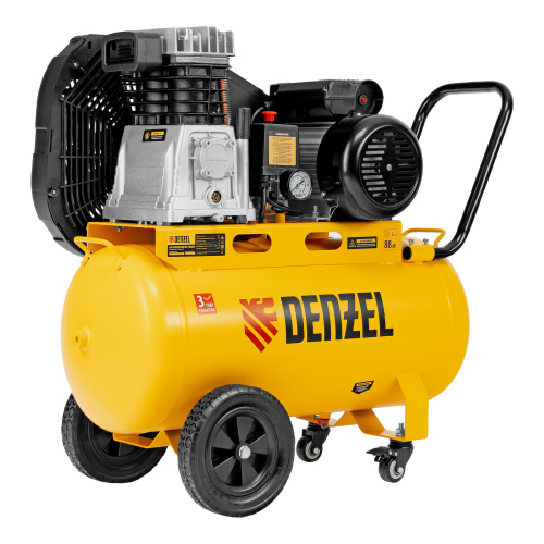 Компрессор воздушный рем. привод BCI 2100/50, 2,1 кВт, 50 литров, 400 л/мин Denzel по ценам производителя в Екатеринбурге с доставкой по всей России