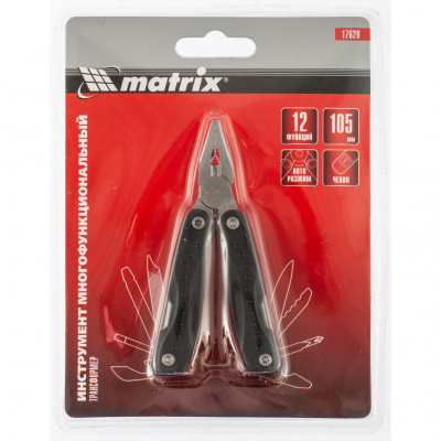 Трансформер, 12 функций, авторазжим, компактный размер, в чехле, 105 мм Matrix по ценам производителя в Екатеринбурге с доставкой по всей России