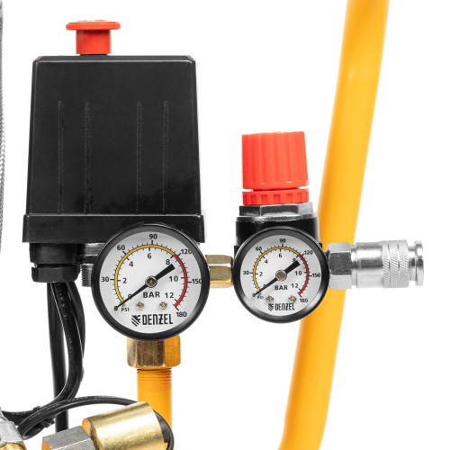 Компрессор DLS950/24 безмаслянный малошумный 950 Вт, 165 л/мин, ресивер 24 л Denzel по ценам производителя в Екатеринбурге с доставкой по всей России