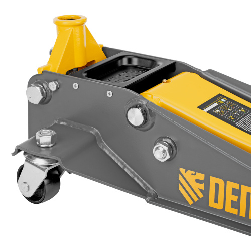 Домкрат гидравлический подкатной, 3 т, 125-470 мм, быстрый подъем, проф. Denzel по ценам производителя в Екатеринбурге с доставкой по всей России