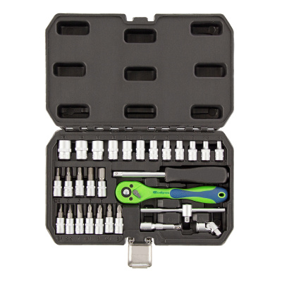 Набор инструментов 29 предметов, CrV, 1/4" Сибртех по ценам производителя в Екатеринбурге с доставкой по всей России