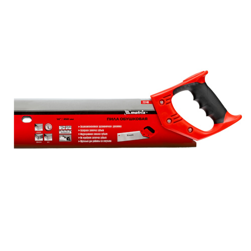 Пила по дереву обушковая для стусла, 350 мм, двухкомпонентная рукоятка Matrix по ценам производителя в Екатеринбурге с доставкой по всей России