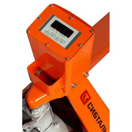 Гидравлическая тележка (рокла) ACR-ES c весами, 2,5 т, Вилы: 1150 Х 550, СибТаль, полиуретановые колеса по ценам производителя в Екатеринбурге с доставкой по всей России