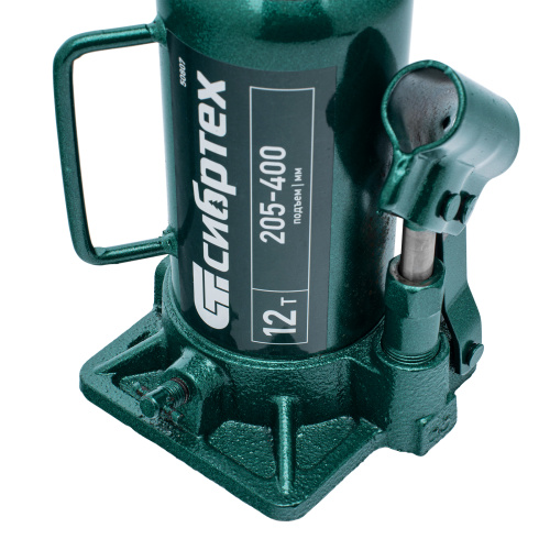 Домкрат гидравлический бутылочный, 12 т, 205-400 мм Сибртех по ценам производителя в Екатеринбурге с доставкой по всей России